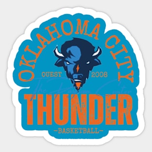 okc thunder Sticker